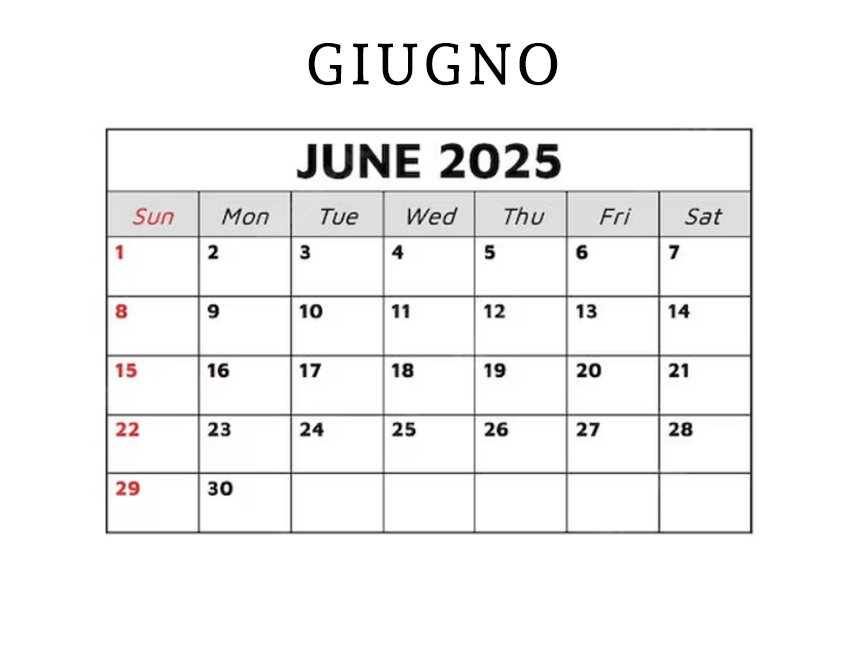 Guigno/June